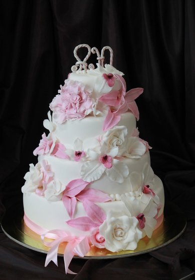 Свадебный торт К86690 - Компания Кондитерская Золотая классика