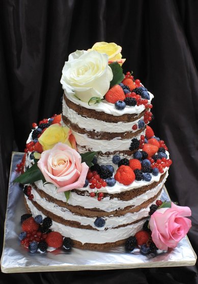 Торт на свадьбу К86691 - Компания Кондитерская Золотая классика