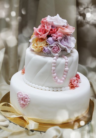 Торт на свадьбу К86705 - Компания Кондитерская Золотая классика