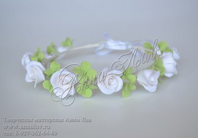 веночек с розами А9543 - Салон цветов Анна Лав